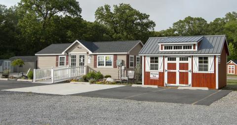 Pine Creek Structures of Egg Harbor City, New Jersey Sales Office and After Hours Information Shed